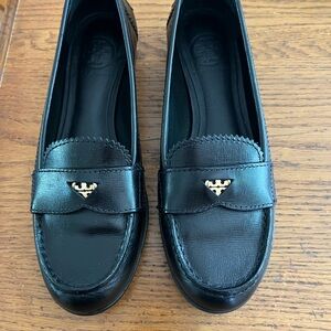 Tory Burch Navy Loafers